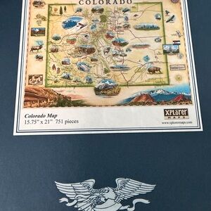 Xplorer Maps Colorado Map Puzzle Liberty puzzles.